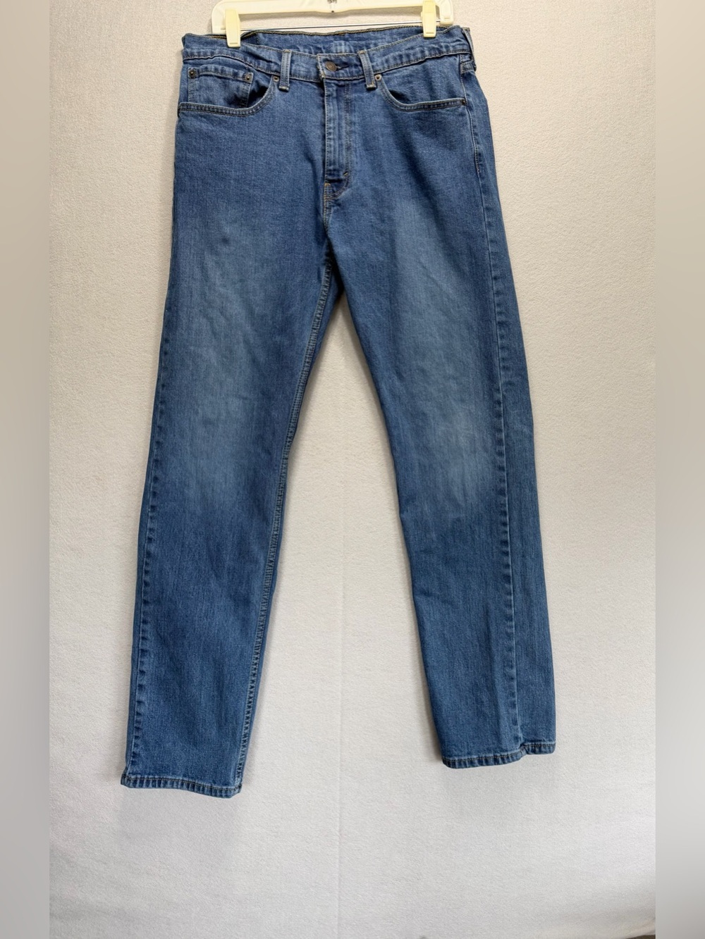 Levi's 505 Jeans Men's size 34x34 Straight Leg Mid Rise Denim Blue Western